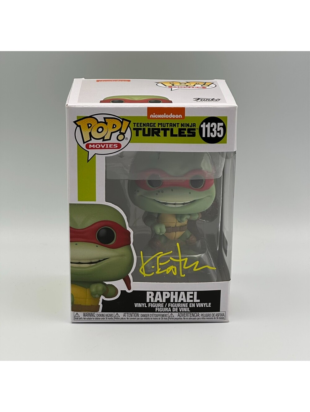 Kevin Eastman Signed Teenage Mutant Ninja Turtles #1135 Raphael Funko Pop! COA